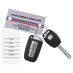 1158; Auto Key Tags personalized with your business information!