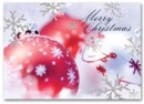 HH1693 Silver Serenade Holiday Card personalized with your business or personal information