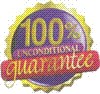 100% Unconditional Satisfaction Guaranteed Logo