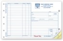213 Job Work Order w/side-stub, carbonless personalized with your business information