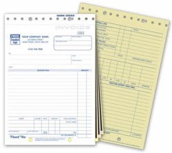 255 Auto Repair Work Order Invoice Form  personalized with business information