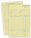 256; Job Work Order Cards, padded