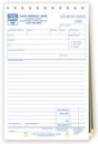 258 Job Work Order, small format personalized with your business information
