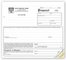 263 Compact Proposal form personalized with your business information
