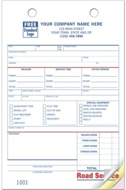613 Towing Service Forms personalized with your business information