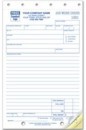 6558 Job Work Order, small format, personalized with your business information