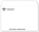 69SW - 9 X 6 Open Top Mailing Envelope, White - personalized with your business information