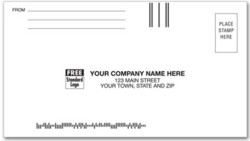710 Courtesy Reply Envelope, Small personalized with your business information