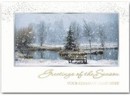 H13605 First Snow Holiday Cards