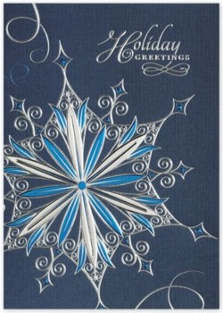 H14636 Crystal Pirouette Holiday Card