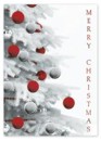 H14646 Heavenly Tree Christmas Card personalized with your business or personal information