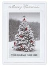 H15608 Merry Trimmings Holiday Card personalized with your business or personall information